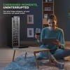image:imageNutrichef 24 Bottle Wine Fridge  Dual Zone Wine Chiller  Adjustable Temperature 41F to 64F  Ultra Quiet Operation  Wine Cooler For Home amp Office  Free Standing 39x11x23 IN Black27 Bottle Black No Handle