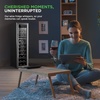 image:imageNutrichef 24 Bottle Wine Fridge  Dual Zone Wine Chiller  Adjustable Temperature 41F to 64F  Ultra Quiet Operation  Wine Cooler For Home amp Office  Free Standing 39x11x23 IN Black27 Bottle SS Handle