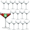 image:imageNutriChefKitchen 6 Sets of Crystal Martini Glass Ultra Clear Elegant Wine Glass 100 Hand Blown Dishwasher safe Classy and Reusable Packaging NCGLMT6816 Piece
