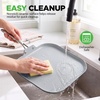 image:imageNutriChef 11Inch Griddle Pan  Ceramic Nonstick with Induction Base  PFASfree ceramic coated cookware with stainless steel handle oven safe to 500F dishwasher safe