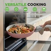 image:imageNutriChef 13Piece Nonstick Kitchen Cookware Set  Heat Resistant Kitchenware Pots And Pans Set wSaucepan Frying Pans Cooking Pots Casserole Lids Utensils  NCCWA13