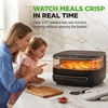image:imageNutriChef 6 Quart Extra Large Air Fryer with 11in1 Cooking Presets  ExtraLarge Basket Fits Up to 12 Pizza  Adjustable Temperature 450F amp Timer Range  Dual Heat Source Technology  Grey