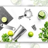image:imageNutriChef Mixology Bartender Cocktail Shaker Set  Includes 15 amp 30 oz Stainless Steel Shakers 6 Bottle Pourers amp More  Essential Martini Making Kit  Drink Mixing Set  15 Piece Cocktail Bar SetFullSize bar set