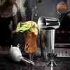 image:imageNutriChef Mixology Bartender Cocktail Shaker Set  Includes 15 amp 30 oz Stainless Steel Shakers 6 Bottle Pourers amp More  Essential Martini Making Kit  Drink Mixing Set  15 Piece Cocktail Bar SetFullSize bar set