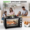 image:imageNutrichef 2in1 Convection Oven amp Cooker  30 Quart 1500W MultiFunction Kitchen Oven with Dual Hot Plates 7 Cooking Modes Including Rotisserie Broil Bake  196 x 160 x 135 Inches
