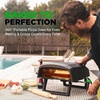 image:imageNutrichef Outdoor Pizza Oven  Cook 12 Pizza in 60 Seconds  Manual 360 Rotating Pizza Stone  Adjustable Heat  Includes Pizza Peel Pizza Cutter Stone Cover amp Hose  Long HandleLong Handle