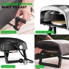image:imageNutrichef Outdoor Pizza Oven  Cook 12 Pizza in 60 Seconds  Manual 360 Rotating Pizza Stone  Adjustable Heat  Includes Pizza Peel Pizza Cutter Stone Cover amp Hose  Long HandleShort Handle