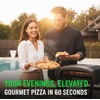 image:imageNutrichef Outdoor Pizza Oven  Manual 360 Rotating Pizza Stone  Adjustable Heat  Includes Pizza Peel Pizza Cutter Stone Cover amp Hose  Cook 12 Pizza in 60 Seconds  Long HandleLong Handle