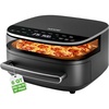 image:imageNutriChef 6 Quart Extra Large Air Fryer with 11in1 Cooking Presets  ExtraLarge Basket Fits Up to 12 Pizza  Adjustable Temperature 450F amp Timer Range  Dual Heat Source Technology  Grey