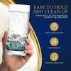 image:imageNutriChef 125oz Highball Drinking Glasses  Set of 4 Heavy Base Tall Tumbler Clear Glassware for Water Wine Beer Liquor Gin Cocktail Whiskey Juice Iced Coffee Mixed Drinks Dishwasher Safe