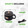 image:imageNutriChef 16 QT Portable Electric Rice Cooker amp Lunch Maker  MultiFunctional amp NonStick Ceramic Coating  Digital Control Panel  6 Cook Functions Rice Soup Stew Porridge amp More  Black