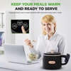 image:imageNutriChef 16 QT Portable Electric Rice Cooker amp Lunch Maker  MultiFunctional amp NonStick Ceramic Coating  Digital Control Panel  6 Cook Functions Rice Soup Stew Porridge amp More  Black