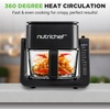 image:imageNutriChef 4 QT Air Fryer amp Grill  71 Preset Cook Modes  Transparent Fry Bowl for Best Cooking Results  Cook Shrimp Steak Fries Wings amp More  4 QT Glass Air Fryer amp 12 QT Grill  WhiteBlack