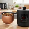 image:imageNutriChef Electric Pressure Cooker 6 Quart Capacity  9 Function Digital Countertop Pressure Cooker  Adjustable Time amp Temperature  Cook Bake Steam Broil amp Braise  131 x 114 IN  Black