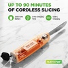 image:imageNutriChef Heated Butter Knife  Rechargeable Cordless Heating Butter Spreader Two Heat Settings 107F amp 158F  Ready Light Indicator for Slicing amp Spreading Butter Cheese amp Peanut Butter  White