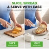 image:imageNutriChef Heated Butter Knife  Rechargeable Cordless Heating Butter Spreader Two Heat Settings 107F amp 158F  Ready Light Indicator for Slicing amp Spreading Butter Cheese amp Peanut Butter  White