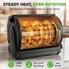image:imageNutriChef Horizontal Rotating Shawarma Oven  Rotisserie Shawarma amp Kebab Machine  Includes Large 224 Quart Capacity 3Hour Timer amp 6 Kebab Skewers  Ideal for ChickenTurkey amp Lamb  WhiteBlack
