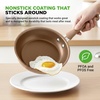 image:imageNutriChef Non Stick Cookware with Baking Pans Set 20 Piece  Complete kitchen set with pots pans bakeware utensils and tempered glass lids in durable aluminum with easyclean designShiny Golden