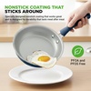 image:imageNutriChef Non Stick Cookware with Baking Pans Set 20 Piece  Complete kitchen set with pots pans bakeware utensils and tempered glass lids in durable aluminum with easyclean designBlue