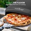 image:imageNutriChef Portable Outdoor Gas Pizza Oven  Foldable Feet Adjustable Heat Control Dial Includes Burner Stone amp Regulator wHose Cooks 12 Pizza in 60 Seconds