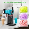 image:imageNutriChef Slushie Machine for Home  No Ice Needed Slushys 7in1 Preset Programs Self Clean Milkshakes Spiked Slush amp More  64 oz Quiet Operation OneTouch Start amp Includes Recipes  Black