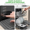 image:imageNutriChef Slushie Machine for Home  No Ice Needed Slushys 7in1 Preset Programs Self Clean Milkshakes Spiked Slush amp More  64 oz Quiet Operation OneTouch Start amp Includes Recipes  Black