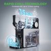 image:imageNutriChef Slushie Machine for Home  No Ice Needed Slushys 7in1 Preset Programs Self Clean Milkshakes Spiked Slush amp More  64 oz Quiet Operation OneTouch Start amp Includes Recipes  Black