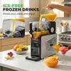 image:imageNutriChef Slushie Machine for Home  No Ice Needed Slushys 7in1 Preset Programs Self Clean Milkshakes Spiked Slush amp More  64 oz Quiet Operation OneTouch Start amp Includes Recipes  Black