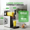 image:imageNutriChef Slushie Machine for Home  No Ice Needed Slushys 7in1 Preset Programs Self Clean Milkshakes Spiked Slush amp More  64 oz Quiet Operation OneTouch Start amp Includes Recipes  Black