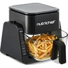 image:imageNutriChef 4 QT Air Fryer amp Grill  71 Preset Cook Modes  Transparent Fry Bowl for Best Cooking Results  Cook Shrimp Steak Fries Wings amp More  4 QT Glass Air Fryer amp 12 QT Grill  WhiteBlack