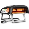 image:imageNutriChef Portable Outdoor Gas Pizza Oven  Foldable Feet Adjustable Heat Control Dial Includes Burner Stone amp Regulator wHose Cooks 12 Pizza in 60 Seconds