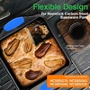 image:imageNutriChef 6 pcs Blue Silicone Handles Anti Slip Flexible Design for Nonstick Carbon Steel Bakeware Pans Dishwasher Safe Protects Hands from Hot Cast Iron Handle or Microwave Dish