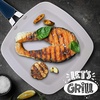 image:imageNutriChef 945 Grill Pan  NonStick HighQualified Kitchen Cookware Safe for Gas Electric Ceramic amp Induction Counter Cooktops Works with Models NCCW14SBR amp NCCW20SBR NCCW14SBRGRILLPBlue