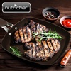 image:imageNutriChef 945 Grill Pan  NonStick HighQualified Kitchen Cookware Safe for Gas Electric Ceramic amp Induction Counter Cooktops Works with Models NCCW14SBR amp NCCW20SBR NCCW14SBRGRILLPBrown