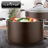 image:imageNutriChef Dutch Oven Pot with Lid  NonStick HighQualified Kitchen Cookware with SeeThrough Tempered Glass Lids5 Quart Works with Models NCCW14SBLU amp NCCW20SBLUNCCW14SBLUDOPBrown