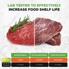 image:imageNutriChef 110W Food Vacuum Sealer Machine  Automatic FoodSaver Air Sealing System for Meat Packing and Sous Vide Storage Includes 6 Vacuum Bag Rolls Selectable Sealing Modes Black