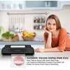 image:imageNutriChef Automatic Handheld Sealer Vacuum Machine Storage for Dry or Moist Product Home Kitchen Heat Sealing System Simple amp Compact Fresh Saver Meal Food Plastic Roll Bag Starter Kit AZPKVS10BK