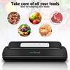 image:imageNutriChef Automatic Handheld Sealer Vacuum Machine Storage for Dry or Moist Product Home Kitchen Heat Sealing System Simple amp Compact Fresh Saver Meal Food Plastic Roll Bag Starter Kit AZPKVS10BK