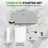 image:imageNutriChef Automatic Vacuum Air Sealing System for Food Preservation with Starter Kit Compact Design Lab Tested Dry amp Moist Food Modes with Led Indicator Lights SilverSilver