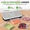 image:imageNutriChef Automatic Vacuum Air Sealing System for Food Preservation with Starter Kit Compact Design Lab Tested Dry amp Moist Food Modes with Led Indicator Lights SilverSilver