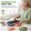 image:imageNutriChef Automatic Vacuum Air Sealing System for Food Preservation with Starter Kit Compact Design Lab Tested Dry amp Moist Food Modes with Led Indicator Lights SilverBlack