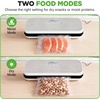 image:imageNutriChef Automatic Vacuum Air Sealing System for Food Preservation with Starter Kit Compact Design Lab Tested Dry amp Moist Food Modes with Led Indicator Lights SilverSilver