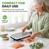 image:imageNutriChef Automatic Vacuum Air Sealing System for Food Preservation with Starter Kit Compact Design Lab Tested Dry amp Moist Food Modes with Led Indicator Lights SilverSilver