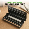 image:imageNutriChef Heating Strip Replacement for Vacuum Sealer Machine 126 x 05 Aluminum Wire Strip for Food Vacuum Sealer Machine Compatible with NCVS80BSS Even Heat for Strong Airtight Seals