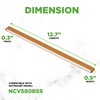 image:imageNutriChef Heating Strip Replacement for Vacuum Sealer Machine 126 x 05 Aluminum Wire Strip for Food Vacuum Sealer Machine Compatible with NCVS80BSS Even Heat for Strong Airtight Seals
