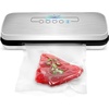 image:imageNutriChef Two 8 X 10 4 mil Premium Vacuum Rolls  Commercial Grade Food Storage Sealer wAutomatic Vacuum Air Sealing System Reusable Sealer For Food Preservation