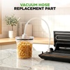 image:imageNutriChef Vacuum Sealer Hose Replacement 177 x 138 Airtight PVC Tube for NCVS80BSS Food Vacuum Sealer Machine Accessory Part Made of Food Grade Plastic Easy to Replace and Longlasting Design
