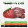 image:imageNutriChef Vacuum Sealer Machine for Food  Automatic Food Sealer with Dry amp Moist Modes LED Controls Starter Kit with Bags Roll Hose amp Wine Stopper Compact Black