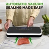 image:imageNutriChef Vacuum Sealer Machine for Food  Automatic Food Sealer with Dry amp Moist Modes LED Controls Starter Kit with Bags Roll Hose amp Wine Stopper Compact Black