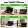 image:imageNutriChef Vacuum Sealer Machine with BuiltIn Bag Storage Food Sealer for Dry amp Moist Foods Removable Drip Tray Suction Hose amp Bags Included